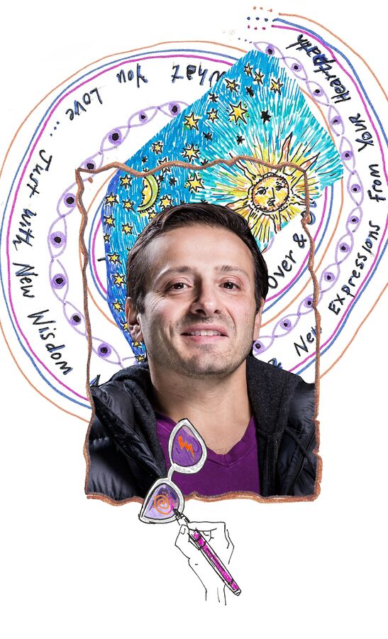 Yanik Silver cosmic composite portrait