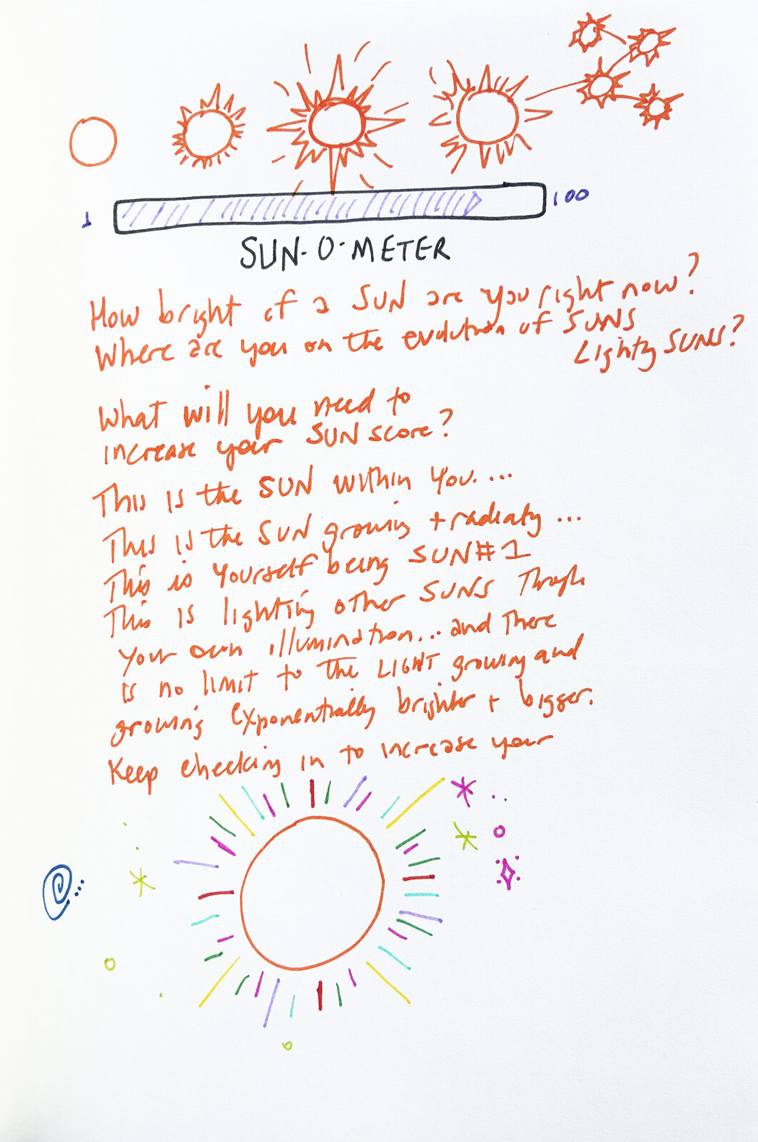 Sun o meter doodle
