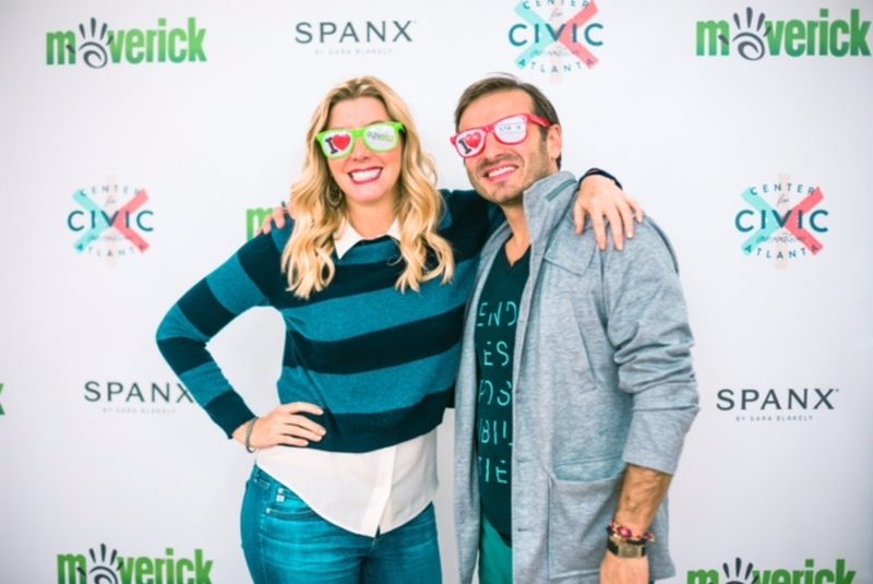 Yanik with Sara Blakely at a Spanx event