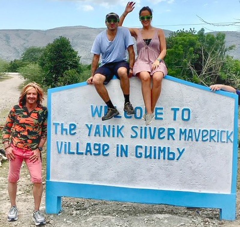 Yanik with Frank McKinney